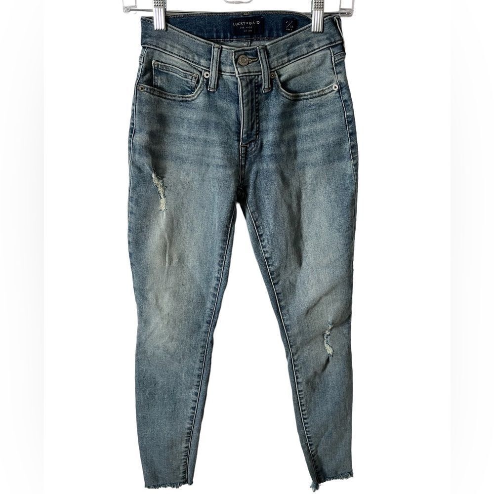 Lucky Brand Mid Rise Skinny Ankle Jeans